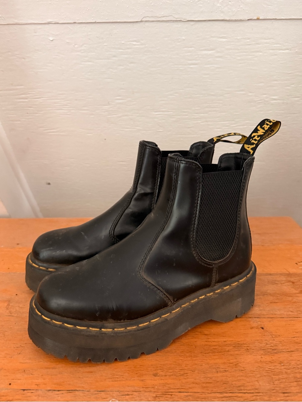 Dr Marten Chelsea Platform Boot